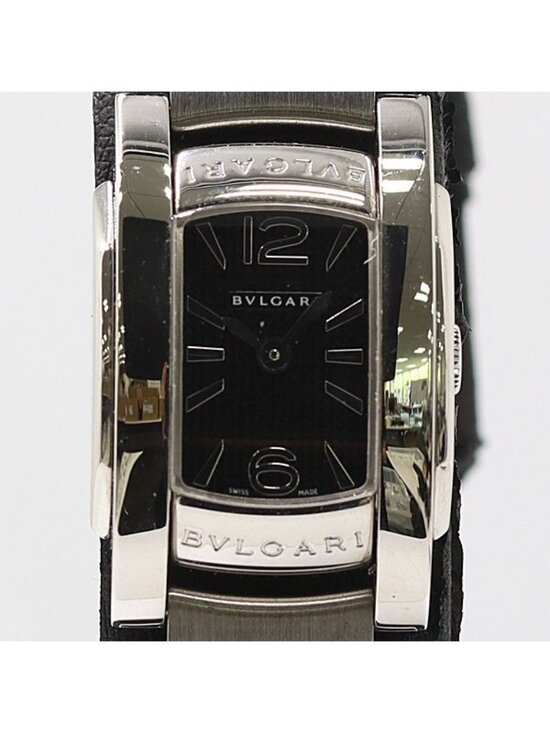 Bvlgari Guaranteed Bulgari a Shoma Quartz Black Dial Watch
